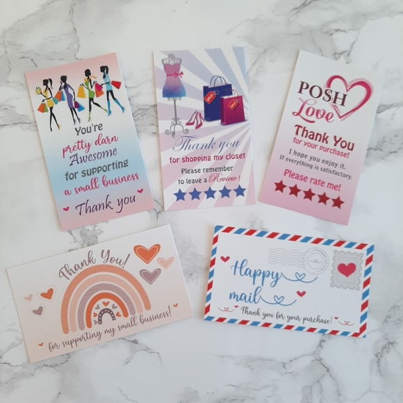 100 Thank You Cards - Picture 2 of 15